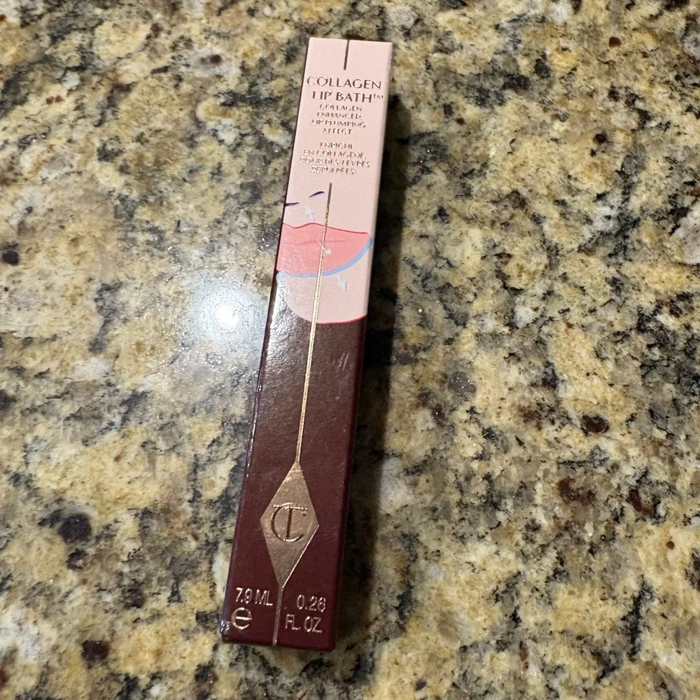 CHARLOTTE TILBURY NEW collagen lip bath -rosy glow -full size